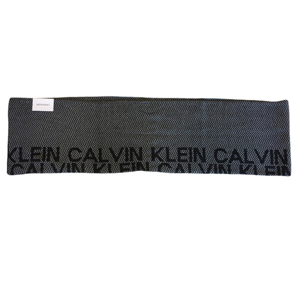 Calvin Klein Premium Scarf Professional With Brand Detailing 68” In Length NEW - Picture 3 of 9